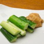Cucumber with Miso paste